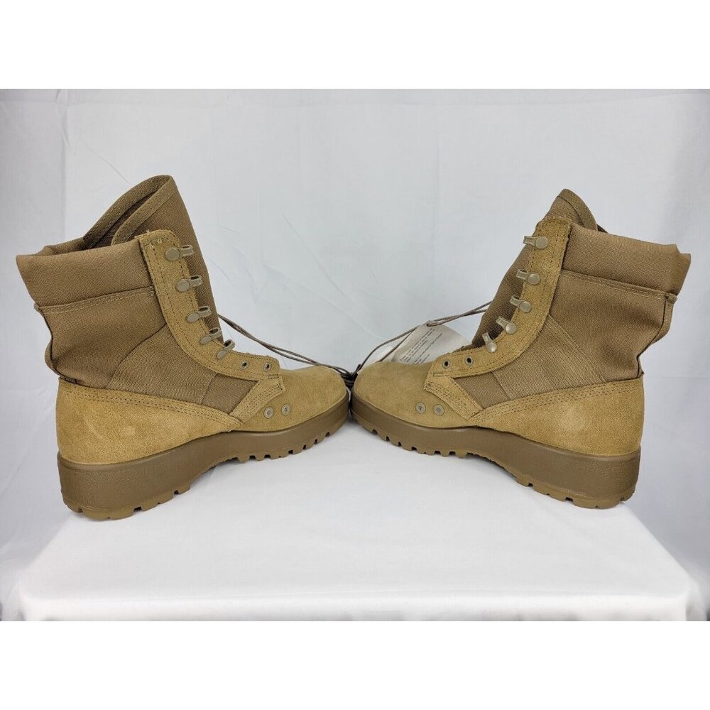 Vibram Military Hot Weather Coyote Combat Boots Mens Size 10 R Regular 798 Brown - Picture 11 of 12